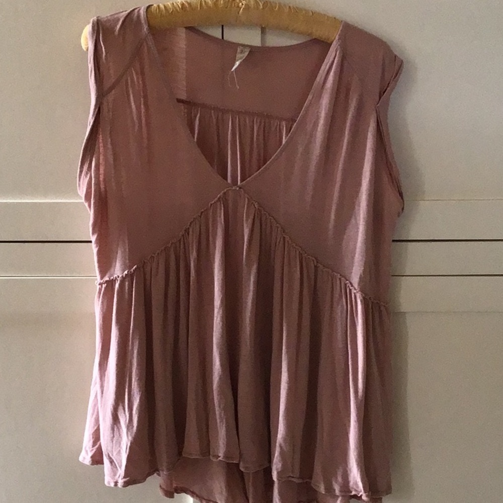 Pink Flowy Top